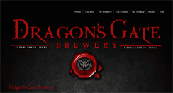 Desktop Screenshot of dragonsgatebrewery.com